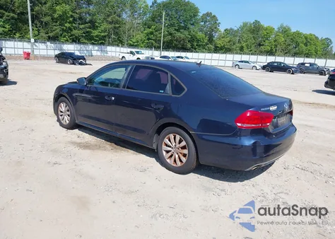 2013 Volkswagen Passat 2.5L S from USA, damaged, VIN 1VWAP7A31DC021765